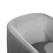 Flash Furniture Landon Club Style Commercial Barrel Accent Armchair Metal Base, Light Gray Fabric Upholstery BS-AC22-060-LTGRY-GG - alternate 5